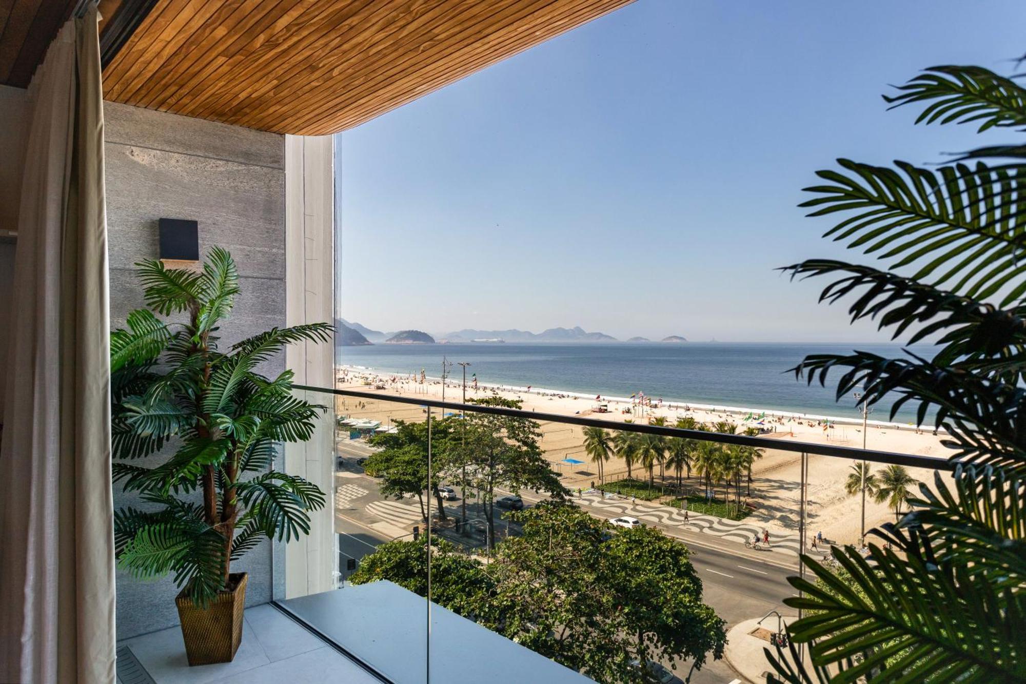 Unhotel - Luxuosos Na Atlantica A Beira-mar, Copacabana Apartamento