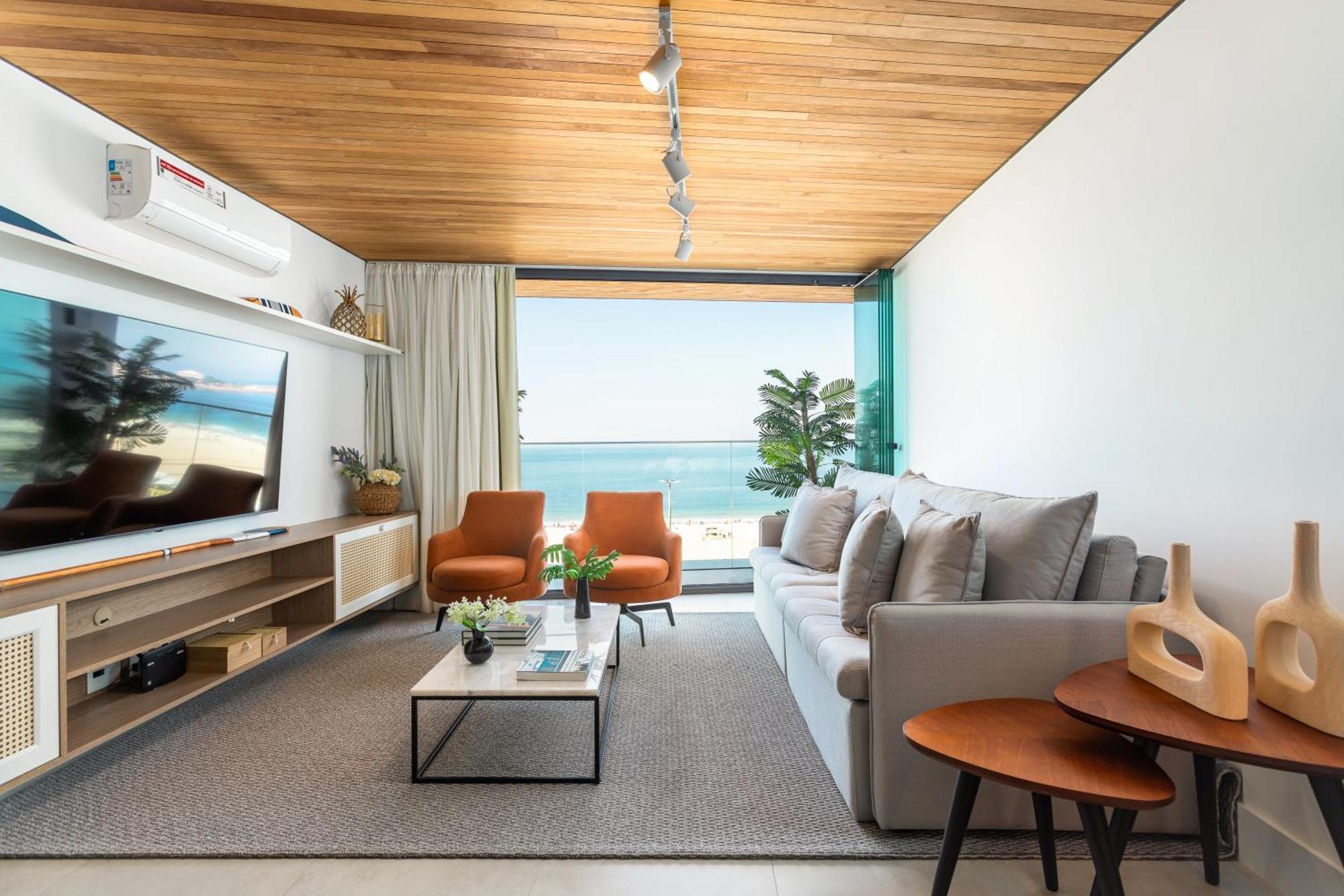 Unhotel - Luxuosos Na Atlantica A Beira-mar, Copacabana Apartamento *