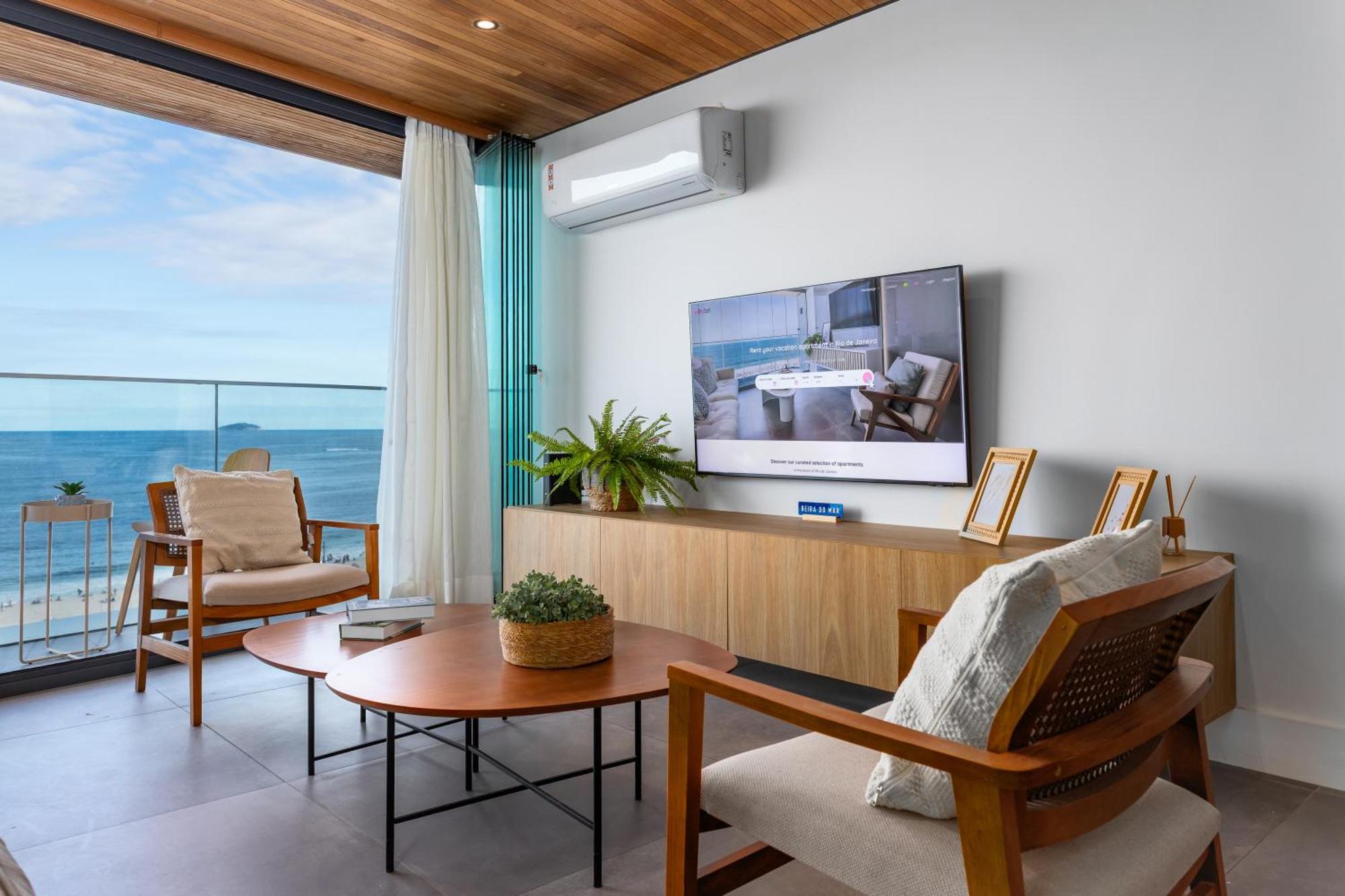 Apartamento Unhotel - Luxuosos Na Atlantica A Beira-mar, Copacabana *
